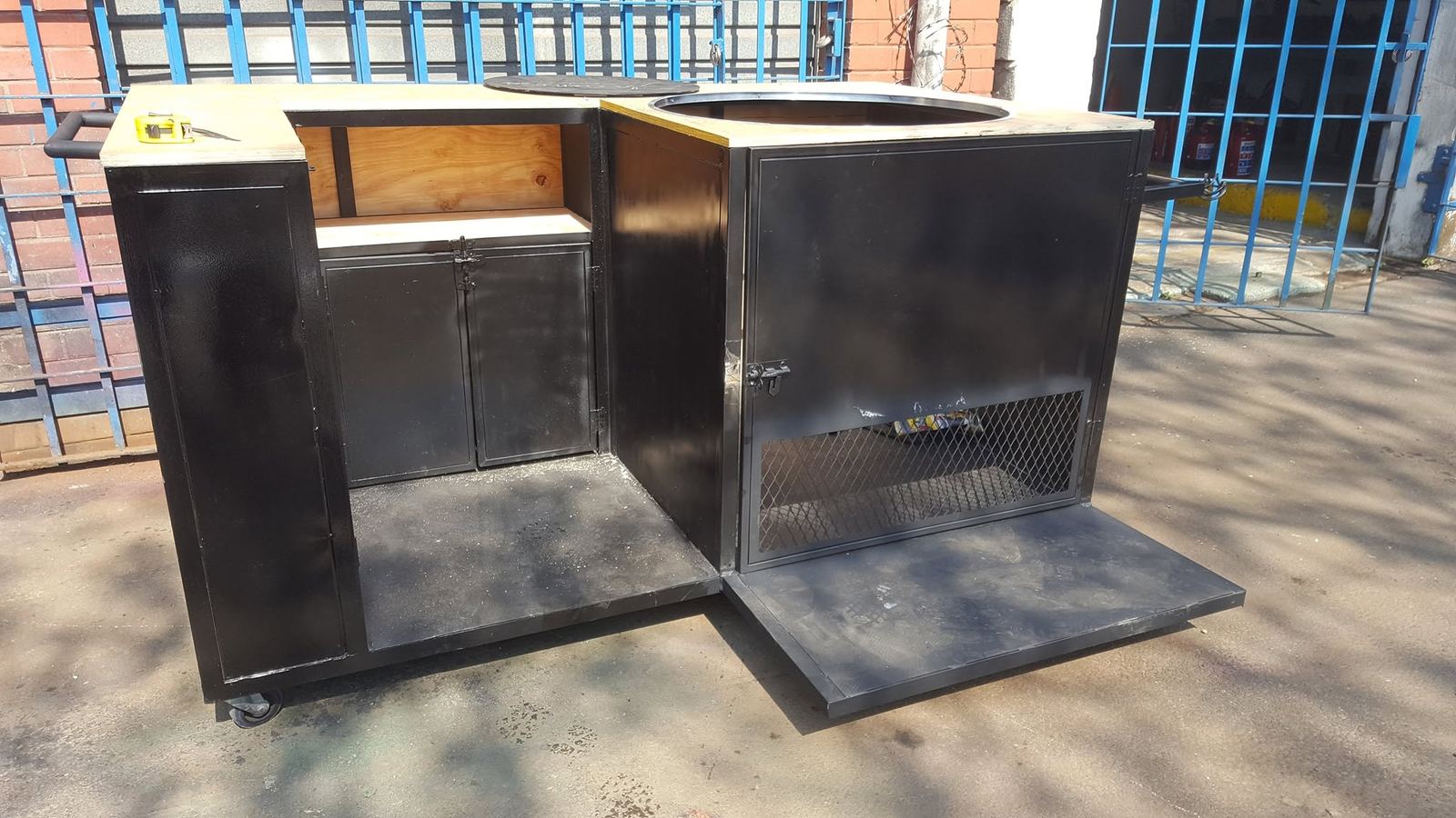 Custom steel furniture bases