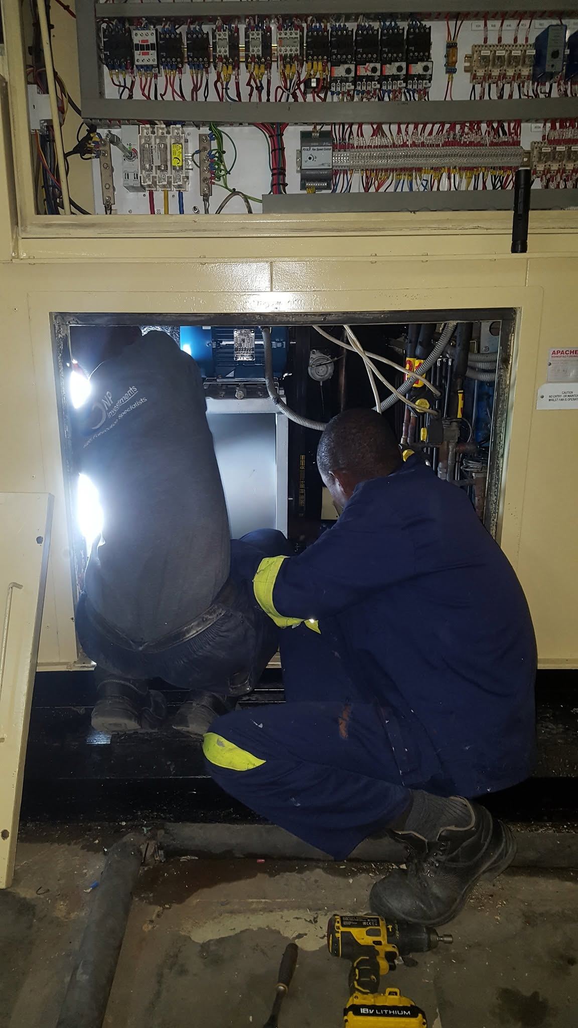 NP Investments welder carrying out general welding work