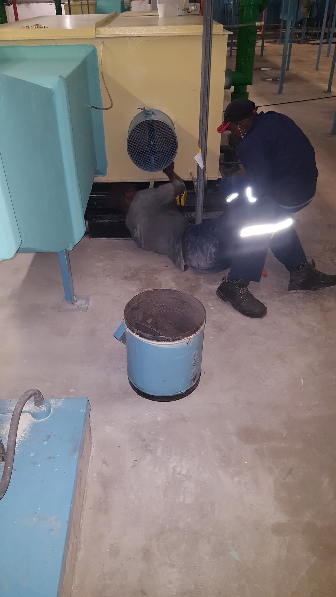 NP Investments welder at work