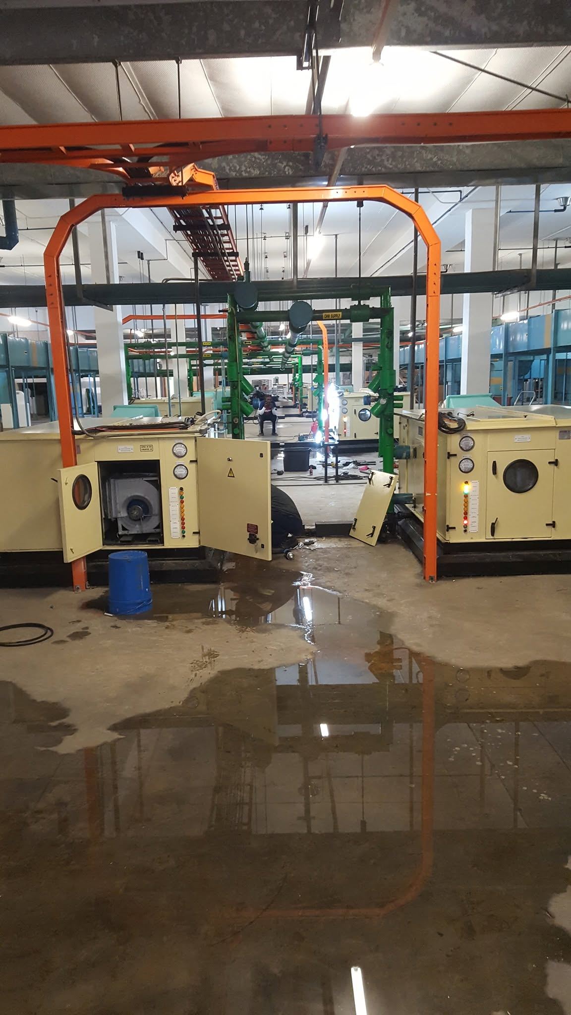 Inside the NP Investments fabrication workshop