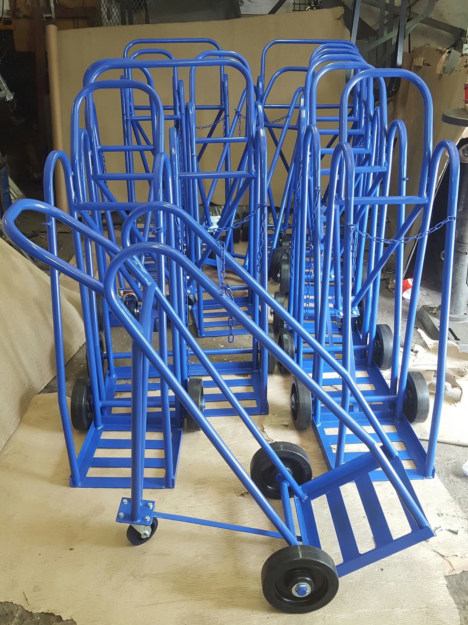 Mobile steel trolleys fabricated by NP Investments